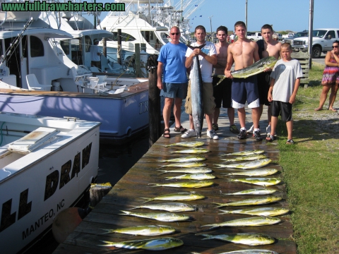 Outer Banks fishing charter Full Draw Fishing Charter